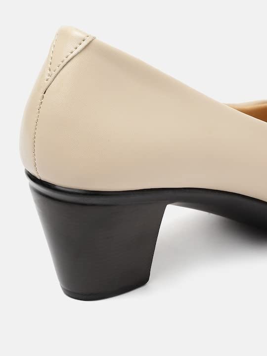 Image of ELLE Women Slip-On Pumps with Block Heel