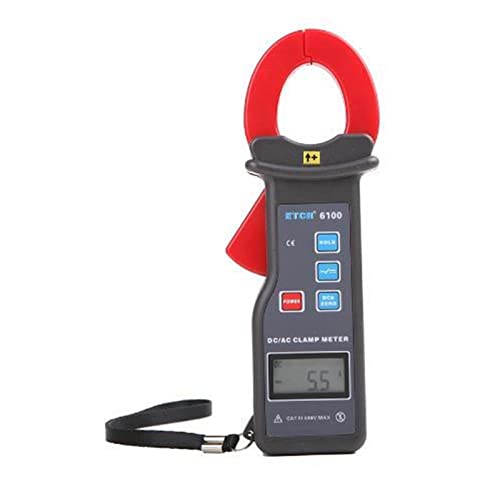 Clamp Ammeter, AC/DC Digital Clamp Meter Digital Clamp Meter Clamp Leakage Current Tester Data Can Be Uploaded ETCR6100 0.0A~1000A miniatura 1