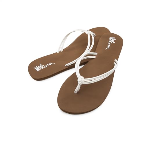 Image of Volcom Women's Forever and Ever Sandals - Lightweight Thong Sandal for Everyday Summer Wear
