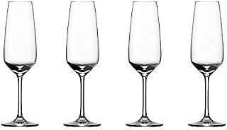 vivo|Villeroy & Boch Group Voice Basic Glass Set of 4 Champagne Flutes, Crystal Glass