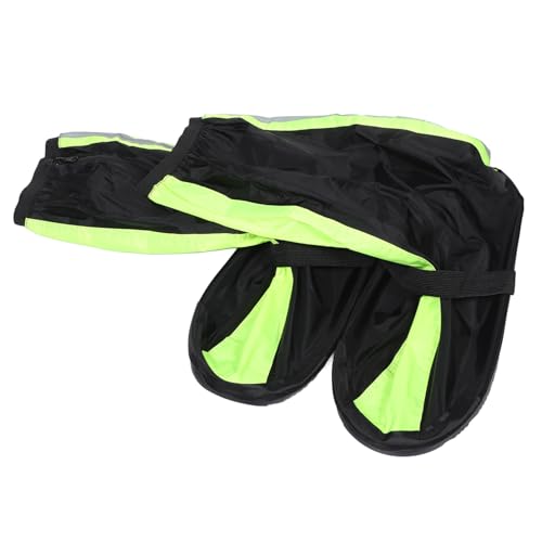 Cubiertas antideslizantes para zapatos YARNOW, protector de botas para ciclismo, diseño alto, ligero y resistente al desgaste, calzado impermeable para deportes al aire libre, verde fluorescente miniatura 1