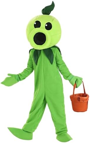 Kids Plants Vs Zombies Peashooter Costume | Halloween Jumpsuit Wi...