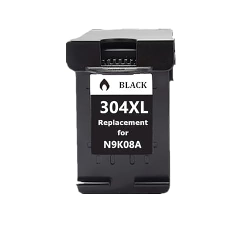 MALIMINPT Cartucho de Tinta 304XL de Repuesto for impresoras DeskJet Envy 2620, 2630, 2632, 5030, 5020, 5032, 3720, 3730 y 5010(1Pack BK)