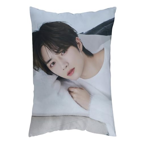 TXT ボムギュ19 抱き枕カバー 長方形 等身大クッションカバー 両面プリント 気持ちいい 安眠 隠しファスナー式 伸縮性 着脱簡単 肌触り良い 柔らかい 四季兼用 ベッド飾り 16 "x24 "