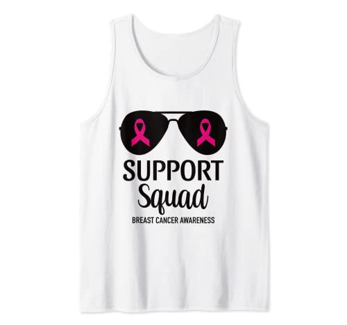 Breast Cancer Support Squad Ruban Rose Débardeur