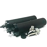 DayOne Today DOT-SS Universal-Spigot High Performance Carbon Block Filters, 8 Piece Set, Stainless Steel Upgrade Bundle