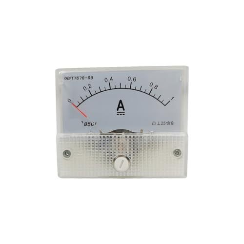 Ampèremètre de courant DC 1A pour panneau avec jauge analogique à pointeur 85C1-A 64*56MM