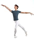 Body Wrappers Cut and Sewn Footed Dance Tights (M90) White, S