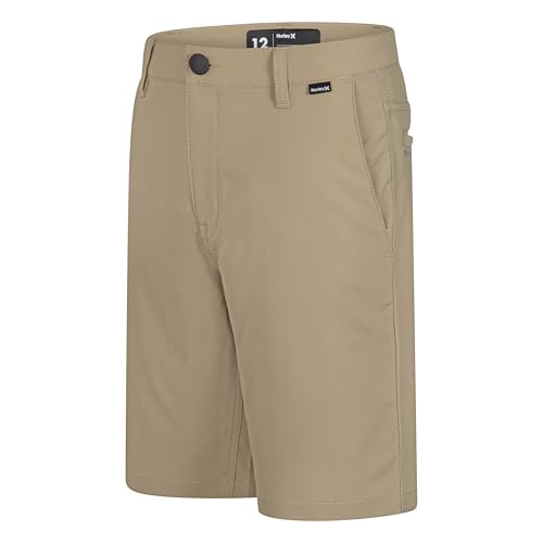 Hurley boys Dri-fit Walk Casual Shorts, Khaki, 4T