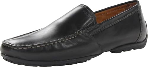 Geox U Moner V, Mocasines para Hombre, Negro (Black), 43.5 EU