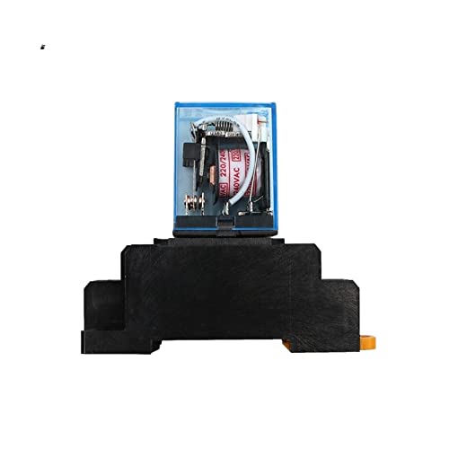 Relais MY2NJ DPDT Commutateur Électromagnétique Fixation Rail LED