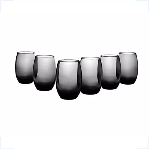 NADIR FIGUEIREDO Jogo De Copos Aruba Long Drink 475ml Cinza 6 Peças Sm Aruba Fumê NADIR FIGUEIREDO Jogo De Copos Aruba Long Drink 475ml Cinza 6 Peças Sm Aruba Fumê