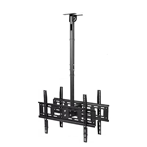 Support TV plafond double face robuste en acier pour TV 32 à 75 pouces - 2