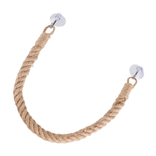 Yardwe Interactive Reptile Tank Accessories Lizard Snake Gecko Swing Rope Toy