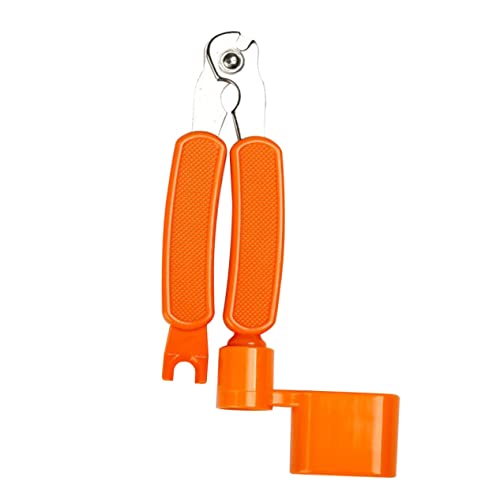 BESTonZON Alloy Guitar String Winder Multi-function String Winder for Electric Guitar Bass String Changing Tool