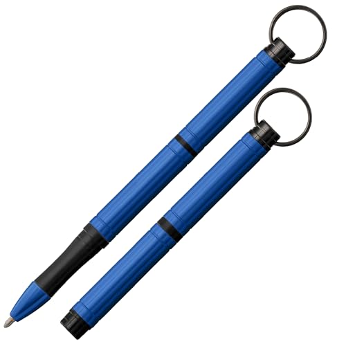 FISHER Space Pen Backpacker Space Pen, Blue, Ballpoint, Black Ink, Gift Box, Made in the USA