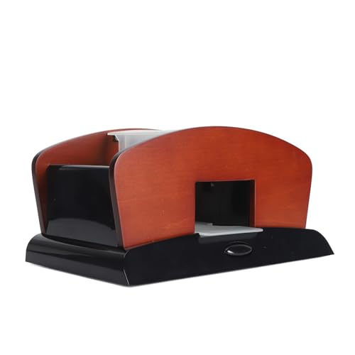 Natudeco Electric Automatic Card Shuffling Machine Automatic Card Mixing Device Lower Noise Quick Card Shuffling Machine for Family Party