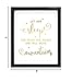 Susie Arts 8X10 Unframed Let Her Sleep for When She Wakes She Will Move Mountains Real Gold Foil Print Poster Nursery Decor Mother Daughter Girl Inspirational Wall Art V168