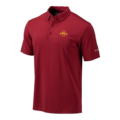 Columbia Iowa State Univ Golf Men's Lightweight Casual Golf Polo