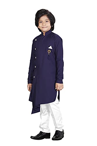 Image of FELIZ THE DESIGNER STUDIO Kids Boys Kurta with Pyjama Set