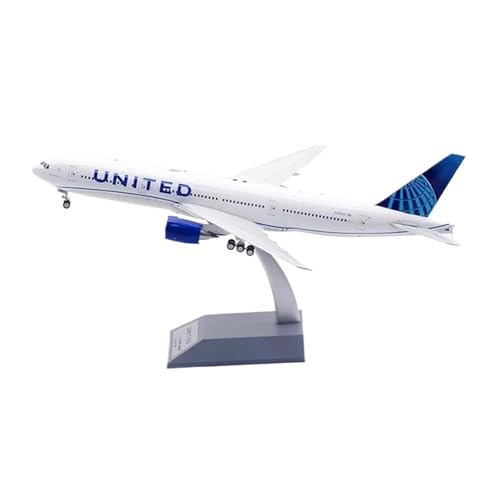 Modelos en miniatura de metal B777-200ER escala 1:200 adorno de aviones coleccionables