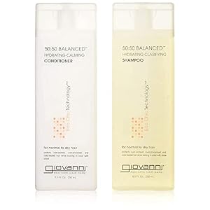GIOVANNI COSMETICS – 50:50 Balanced Hydrating Duo – Hydrating Clarifying Shampoo & Hydrating Calming Conditioner Set (8.5 Ounce)