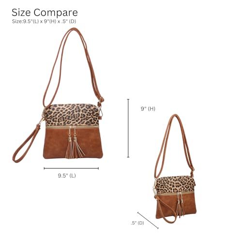 Nude Cheetah Saddle Bag by Jen & Co3
