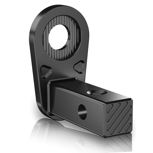 Nicedack Acoplamiento Para Remolque De Bicicleta, Adaptador Para Remolque, Adaptador Para Remolque De Bicicleta Cr Hasta 2015, Acoplamiento De Eje Cuadrado, Acero Inoxidable 304 Negro