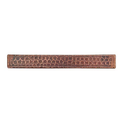 Premier Copper Products Hammered Copper Tile 1-Inch By 8-Inch - Pack Of 8 #TOP1