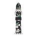 Kate Spade New York Silicone Band for 38/40mm Apple Watch Series 1-7, Color: Black Floral, Silver (Model: KSS0011)