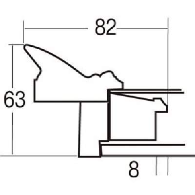 シルバーエレガント額縁 F10 シルバーエレガント額縁 F10 シルバーエレガント額縁 F10 日本