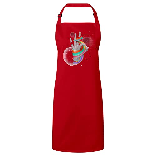 Tablier cuisine rouge art surréaliste Fabulous, l'idée cadeau pour cuisinier