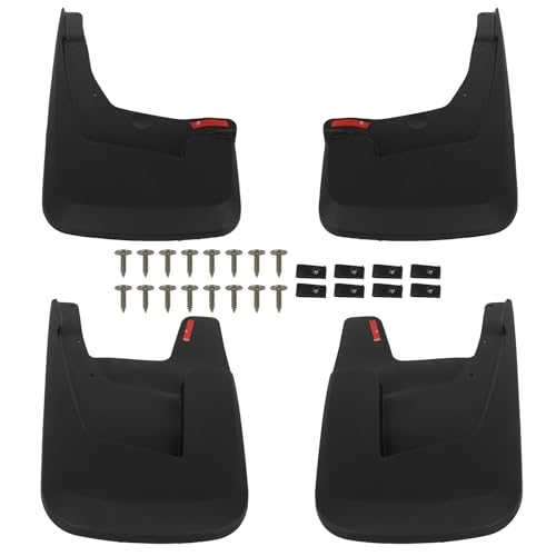 Image of ECCPP Vehicles Mudguard Splash Guards Front & Rear Set fit for 2019-2024 for Ram 1500 3.6L 2020-2023 for Ram 1500 3L 2019-2024 for Ram 1500 5.7L Mud Flaps Flexible and Bendable Mud Flaps Splash