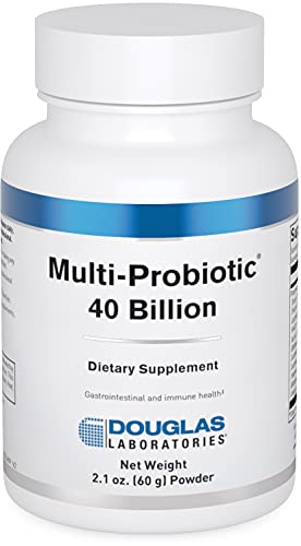 Douglas Laboratories Multi-Probiotic 40 Billion Powder | Provides Probiotics and Prebiotics to Support Gut Microflora and Immunity | 2.1 Ounces