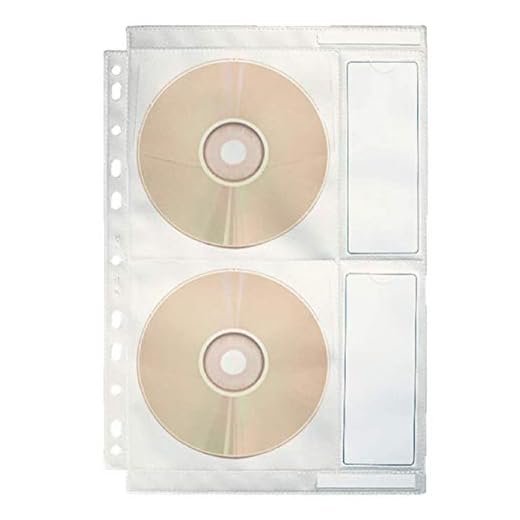 Esselte 67668 Cd-fodral, transparent