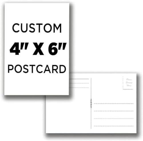Per Diem Printing Custom Postcards – Personalized Photo & Text | Make Your Own Invitations, Thank You Cards, Wedding, Birthday, Business & Event Postcards (Set of 16 to 80 or more)