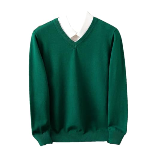 Men's Merino Wool Products V-Neck Base Knit Sweater