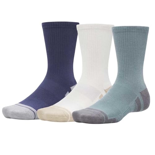 Under Armour UA Performance Tech Crew, XL Socken für Unisex, Blau, Größe XL