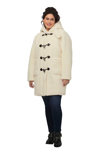 Dufflecoat teddy col bêche pour sorties hivernales et manteaux femme