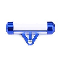 Gorgeri Support Vignette Moto Tube - Détenteur Taxe Moto Universel Imperméable Alliage Aluminium Bleu