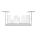 MonsterRax – 2x6 Overhead Garage Storage Rack – White (18”-33”)