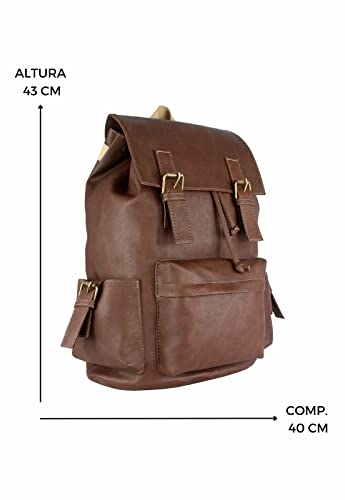 Mochila Lenna's Vintage 085 Caramelo