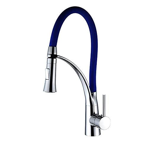 Robinet de cuisine rotatif couleur cuivre pour simplifier la vaisselle au quotidien