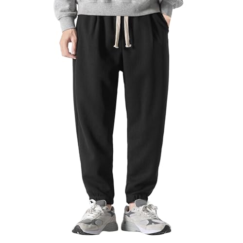 Pantalons de sport homme élégant côtelé et fluide haut de gamme