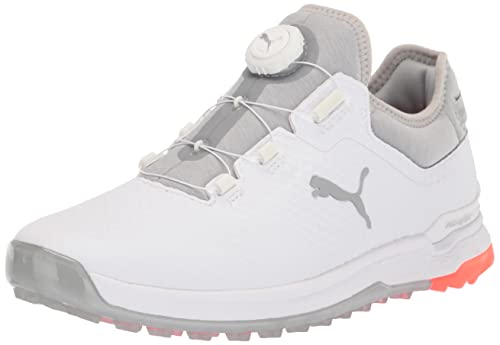 Puma Proadapt Alphacat Disc, Zapatos de Golf Hombre, Blanco de Talle Alto, 41 EU