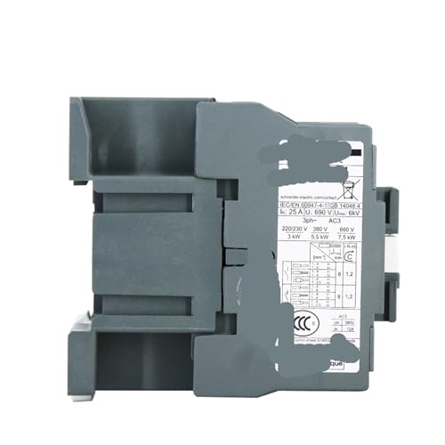 Contactor LC1N1201B5N reduce fallos eléctricos en sistemas de 24V CA 2