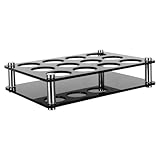 Eficiencia de barra mejorada: el soporte para bandeja de vasos de admite hasta doce vasos, lo que optimiza la velocidad de servicio y la organización como una bandeja para servir vasos de para entornos de bar