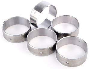 JEGS Performance Cam Bearing Set | Fits Small Block Chevy | High-Strength Steel And Bonded Silicon, Tin, And Copper In An Aluminum Matrix (0.015" Thick) | Includes One Set of 5