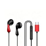 1/2 Pack Durable Wired Gaming Earphones 3.5mm Jack & Type-C Dual Plug in-Ear Headset Compatible with Samsung