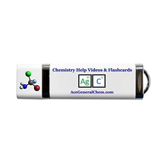 General Chemistry Condensed Course Videos on USB- General Chemistry Help Includes: 14+ Hours of Video Review & Flash Cards for College, High School or AP Chemistry. Great with Any Book or Textbook